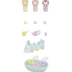 Milk Rabbit Triplets by Sylvanian Families