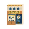 Milliners Mini Greetings Card by Ingela P. Arrhenius for Lagom Design