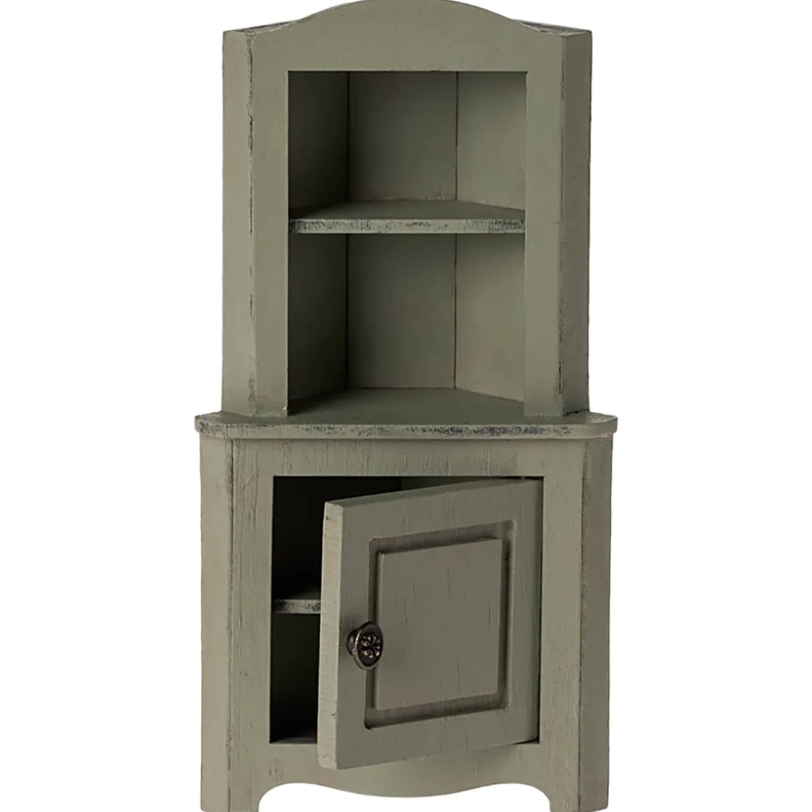Miniature Corner Cabinet in Light Green by Maileg