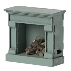 Miniature Fireplace in Blue by Maileg