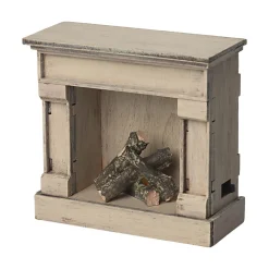 Miniature Fireplace in Off-White by Maileg