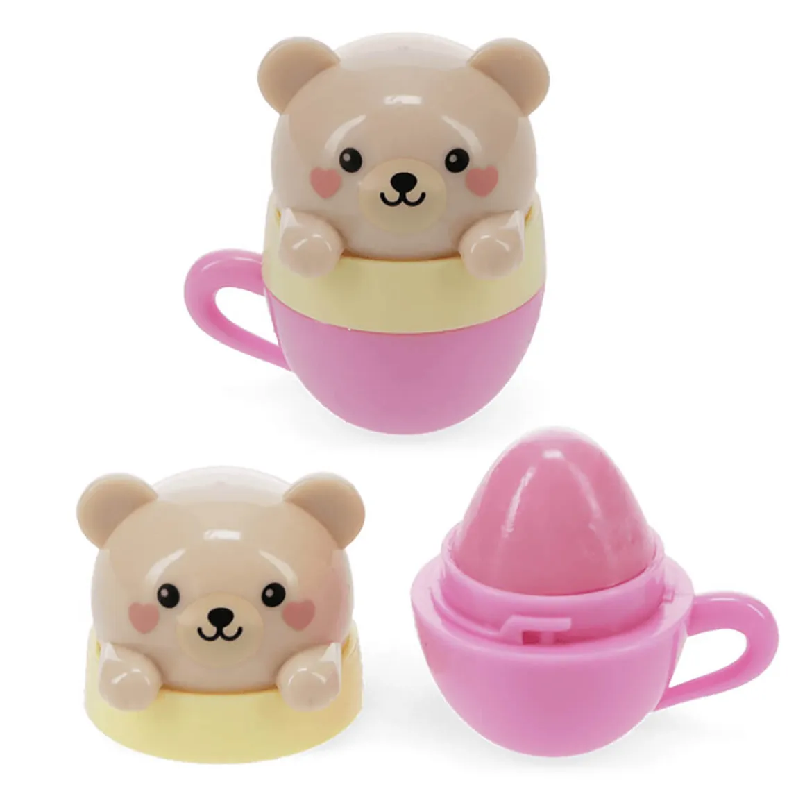 Mini Berry Scented Lip Balm Teacup Animal Friends (assorted) by Rex London