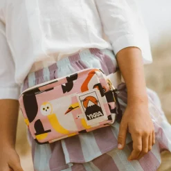 Mini Bum Bag in Flying Flock by YKRA