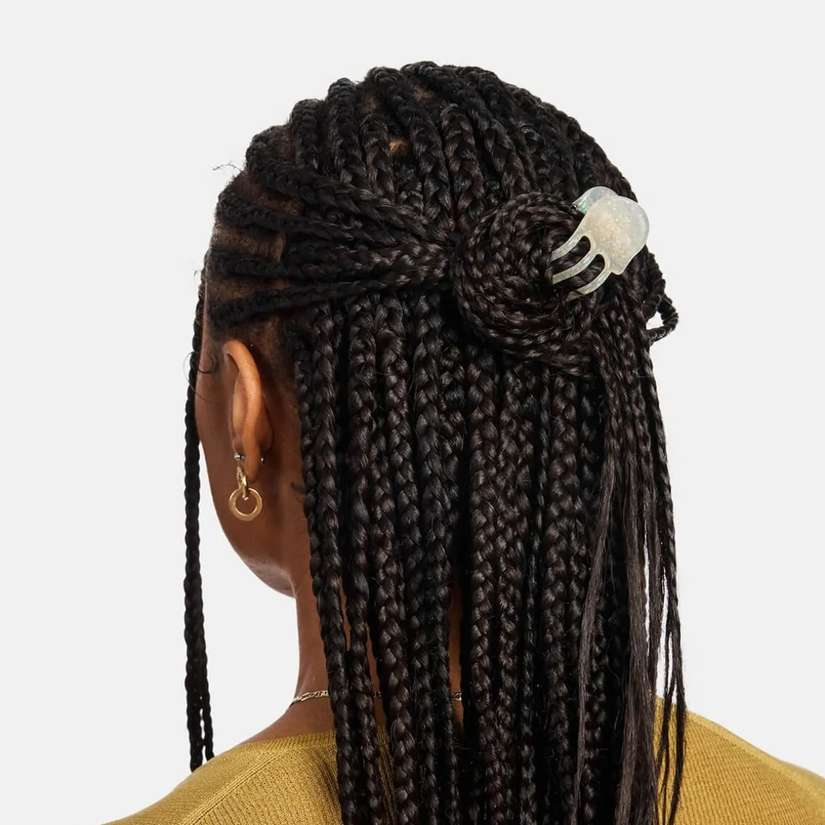 Mini Hair Claw in Light Sparkle by Chunks