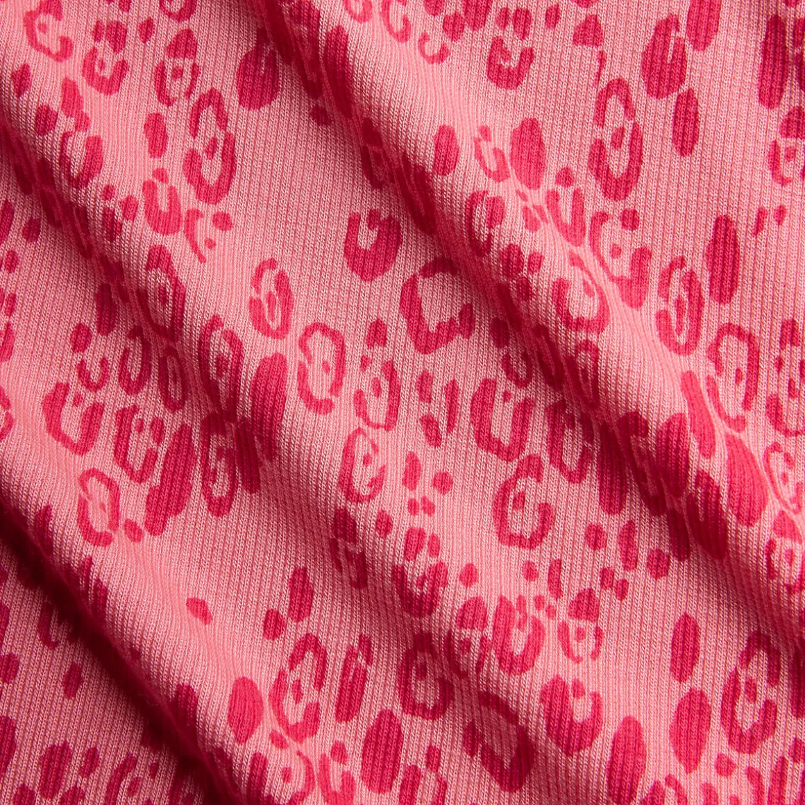 Mini Leopard AOP Bike Shorts in Pink by Mini Rodini