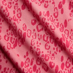 Mini Leopard AOP Dress in Pink by Mini Rodini