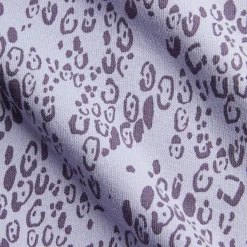 Mini Leopard Sweatshirt in Purple by Mini Rodini