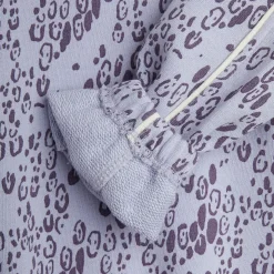 Mini Leopard Sweatshirt in Purple by Mini Rodini