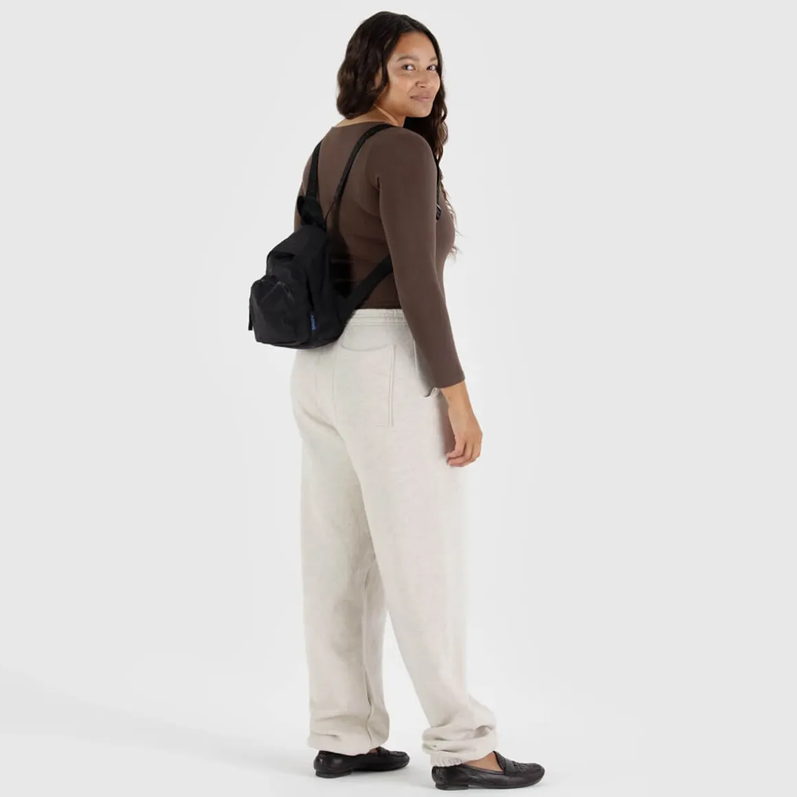 Mini Nylon Backpack in Black by Baggu