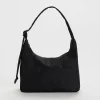 Mini Nylon Shoulder Bag in Black by Baggu