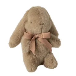 Mini Plush Bunny in Dusty Brown (13cm) by Maileg