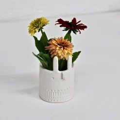 Mini Rabbit Pot in White by Atelier Stella