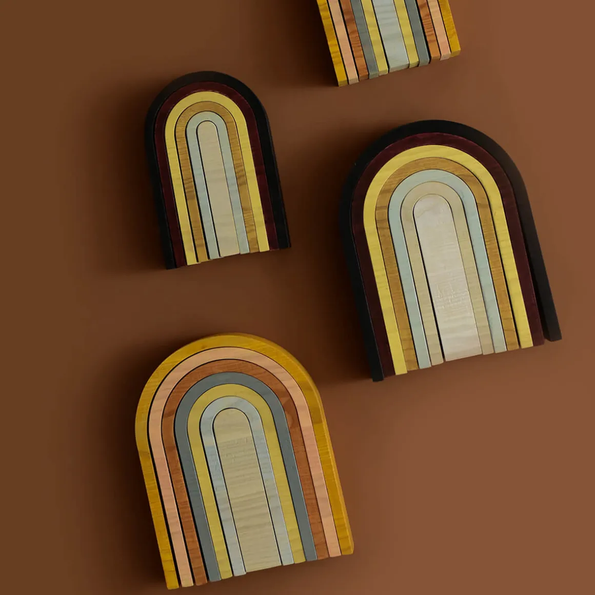 Mini Rainbow in Earthy Colours by MinMin Copenhagen