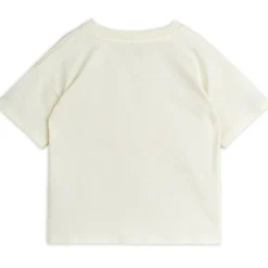 Mini Rodini Society Tee in Off White by Mini Rodini