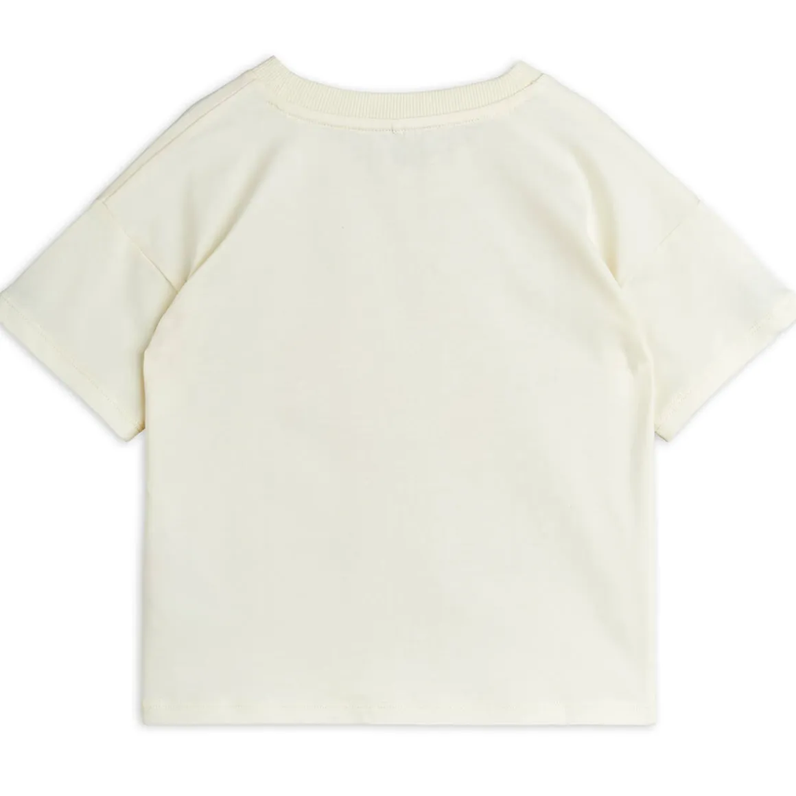 Mini Rodini Society Tee in Off White by Mini Rodini