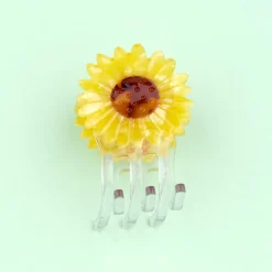 Mini Sunflower Hair Claw by Coucou Suzette