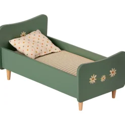 Mini Wooden Bed in Mint Blue (Size 1 & 2 Rabbits) by Maileg