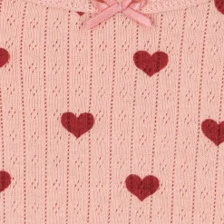 Minnie Long Sleeve Top in Amour Rouge by Konges Slojd