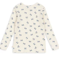 Minnie Long Sleeve Top in Bow Bleu by Konges Slojd