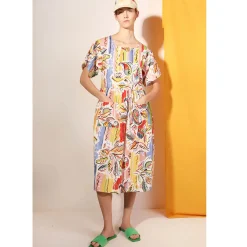 Mitch Dress in Painted Paisley by L.F.Markey - Last Ones In Stock - UK 8-10