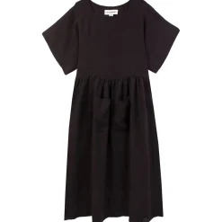Mitch Linen Dress in Black by L.F.Markey - Last One In Stock - UK 10