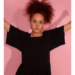 Mitch Linen Dress in Black by L.F.Markey - Last One In Stock - UK 10