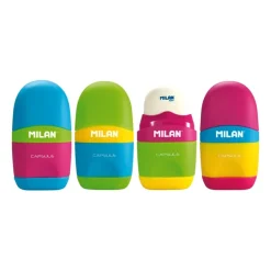 Mix Capsule Sharpener And Eraser by Milan