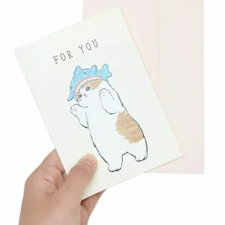 Mofusand Shark Series Pop Up Greetings Card by Brai Japan