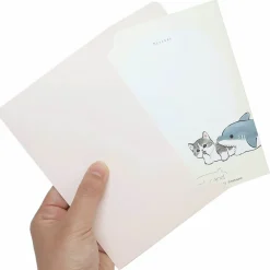 Mofusand Shark Series Pop Up Greetings Card by Brai Japan