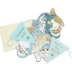 Mofusand Shark Series Thank You Garland Card by Brai Japan
