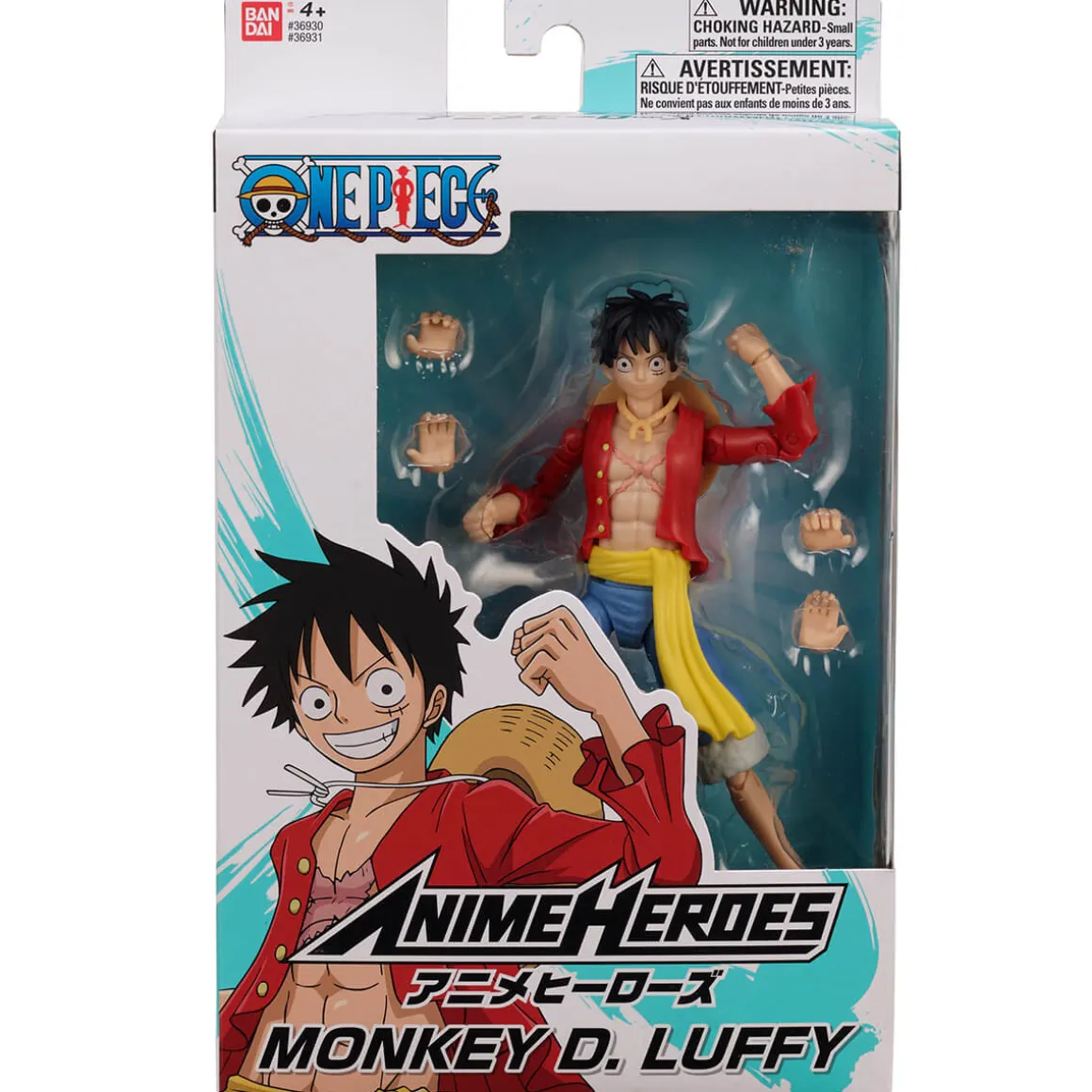 Monkey D. Luffy One Piece Anime Heroes by Bandai