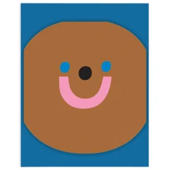 Monkey Fold Out Birthday Greetings Card by Susie Hammer for Wrap