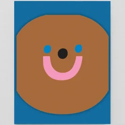 Monkey Fold Out Birthday Greetings Card by Susie Hammer for Wrap