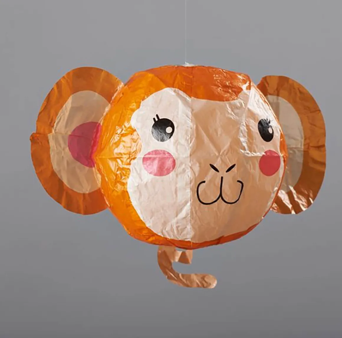 Monkey Japanese Paper Balloon by Petra Boase