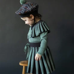 Moonbeam Skirt in Umber / Duck Egg by Mabli