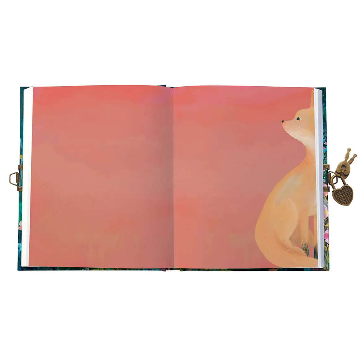 Moonlit Meadow Lockable Notebook by Roger La Borde