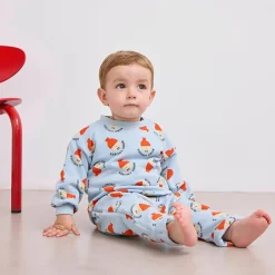 Morning Egg All Over Baby Leggings by Bobo Choses