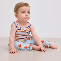 Morning Egg All Over Baby Leggings by Bobo Choses