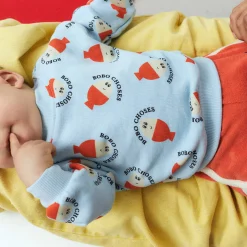 Morning Egg All Over Baby Sweatshirt by Bobo Choses