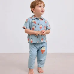 Morning Egg Denim Baby Pants by Bobo Choses