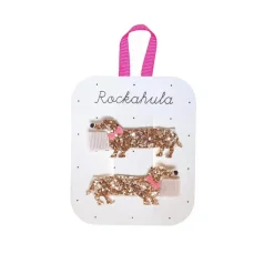 Morris Sausage Dog Hair Clips by Rockahula