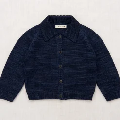 Motley Cardigan in Ink by Misha & Puff - Last Ones In Stock - 5-8 Years