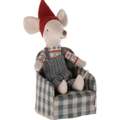 Mouse Chair in Green by Maileg