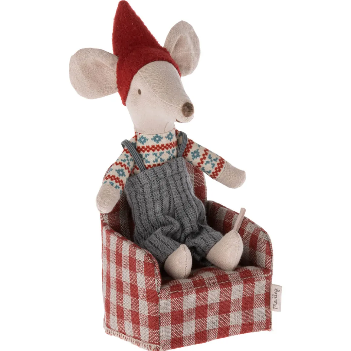 Mouse Chair in Red by Maileg