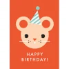 Mouse Greetings Card by Dicky Bird