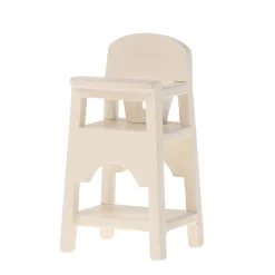 Mouse High Chair in Off White by Maileg