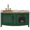 Mouse Kitchen in Dark Green by Maileg