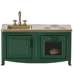 Mouse Kitchen in Dark Green by Maileg