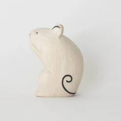 Mouse - Polepole Wooden Animal by T-Lab