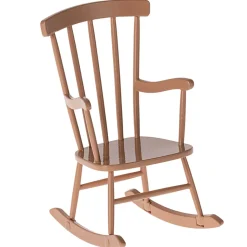 Mouse Rocking Chair in Dark Powder by Maileg